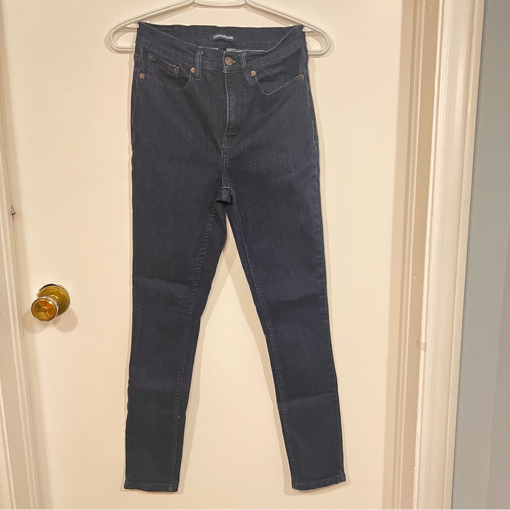 Calvin Klein high rise skinny jeans